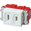 JEC-BN-5(PW) シングルコンセント (PW色) 神保電器 67271688