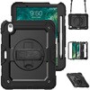 mat-spcase-pen-air11 タッチペン付き iPad Air M4/M3/M2 対応 ケース 耐衝撃 と iPad用タッチペン と 保護フィルム の3点セット 11インチ Pencil収納 カバー 2026 2025 2024 第8世代 第7世代 第6世代 互換品 メディアカバーマーケット 68301007