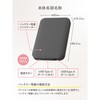 LN-MBMZ50GG 半固体モバイルバッテリー 発火リスクを抑えたモバイルバッテリー「MOEZ」 5000mAh PSE適合 燃えにくい 防火 耐火 安心安全設計 USB Type-C&Aの2ポート バッテリー残量ランプ搭載 LEPLUS NEXT 68301549