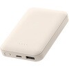 LN-MBMZ50WH 半固体モバイルバッテリー 燃えにくい モバイルバッテリー「MOEZ」 5000mAh PSE適合 燃えにくい 防火 耐火 安心安全設計 USB Type-C&Aの2ポート バッテリー残量ランプ搭載 軽量 小型 LEPLUS NEXT 68301540