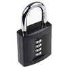 Abus 組み合わせ南京錠 パドロック スチール 黒 ABUS