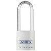 Abus 耐候性南京錠 パドロック タイタリウム グレイ ABUS