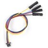 Flexible Qwiic Cable - Female Jumper 4-pin SPARKFUN