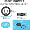 PWDSCMPWM01BK スマホスタンド 両面マグネット (キッチン/冷蔵庫/車) 360度回転 角度調整 メタルプレート エレコム 68514288
