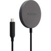 EC-MA12BK ワイヤレス充電器 Qi2 25W 卓上パッド マグネット式 Qi2対応iPhone/Androidスマホ用 Type-C一体型1m エレコム 68514735