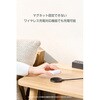 EC-MA12BK ワイヤレス充電器 Qi2 25W 卓上パッド マグネット式 Qi2対応iPhone/Androidスマホ用 Type-C一体型1m エレコム 68514735