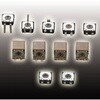 トリマポテンショメータ 1回転型 マイナスロータ 上面調整 J-リード 20KΩ ニデックコンポーネンツ(旧:日本電産コパル電子/フジソク)