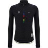 RE216075SMONDO �T�C�N�����O �����O�X���[�u�W���[�W UCI WORLD CHAMPION - LONG-SLEEVE JERSEY MONDO NERO SANTINI 68649361