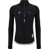 RE216075SMONDO �T�C�N�����O �����O�X���[�u�W���[�W UCI WORLD CHAMPION - LONG-SLEEVE JERSEY MONDO NERO SANTINI 68649388
