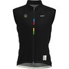 RE545U75SMONDO サイクリングベスト UCI WORLD CHAMPION WIND VEST MONDO NERO SANTINI 68653116