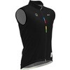 RE545U75SMONDO サイクリングベスト UCI WORLD CHAMPION WIND VEST MONDO NERO SANTINI 68653116
