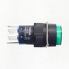YJ-LA16-22DN/Y12VG Φ16LED照光式押しボタンスイッチ(緑・モメンタリ・12V) YIJIA 68655225