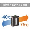 DEH-GTX16C 産業用イーサネットスイッチングハブ 1000Base-T 16ポート ダイヤトレンド 68710857