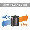 DEH-GP16C 産業用PoEスイッチングハブ 1000Base-T 16ポート ダイヤトレンド 68710866