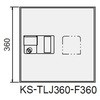 KS-TLJ360-F360-BK �f���o���[�{�b�N�X(��z�{�b�N�X) NASTA(�i�X�^) 68715596