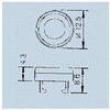 押しボタンスイッチ取付枠 ニデックコンポーネンツ(旧：日本電産コパル電子)
