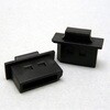 コネクタ保護キャップ DisplayPortコネクタ用(つまみあり)黒(6個入) テクノベインズ