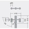 LLP-7108LUM ポールスポットライト 灯具本体 2灯用 非調光タイプ DAIKO(大光電機) 68756865