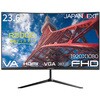 JN-VC236F ディスプレイ23.6型/1920×1080/HDMI×1、VGA×1/ブラック/スピーカー無/2年保証 JAPANNEXT 68762666