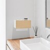 10115 ウォールペーパータオルディスペンサー リン 石こうボード壁対応 ナチュラル 山崎実業 68764161