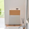 10115 ウォールペーパータオルディスペンサー リン 石こうボード壁対応 ナチュラル 山崎実業 68764161