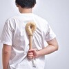 - ボディケア用たわし サトオさん 柄付き 亀の子束子 西尾商店 68767925