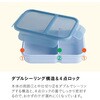 - 汁漏れしにくい弁当箱 抗菌ライスボーイ ライトグレー シービージャパン 68789257