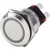 MPS-1224WB-M-20A-SUS LED防水プッシュスイッチ 20A モーメンタリー式 マリンテック 68803957