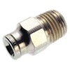 空圧ストレートねじ付きアダプタ コネクタA：R 1/2 オス コネクタB：プッシュイン14 mm チューブねじ込み 1袋 5個入 NORGREN