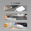 OWL-CBN1AC20-BK 耐屈曲1万回 急速充電3A充電/データ転送対応USB Type-A to USB Type-C ブレイデッドケーブル 2m ブラック OWLTECH(オウルテック) 68815726
