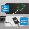 OWL-CBN1AL7-BK 耐屈曲1万回 急速充電3A充電/データ転送対応USB Type-A to Lightning ブレイデッドケーブル 70cm ブラック OWLTECH(オウルテック) 68815805