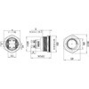 MPS-1224B-O25-SUS LED防水プッシュスイッチ25mm 20A オルタネイト式 青色 マリンテック 68816137