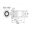 MPS-1224R-O-5A LEDプッシュスイッチ 5A オルタネイト式 マリンテック 68821308