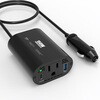 UQ-CAINV150W 車載用インバーター150W AC100Vコンセント USB-C ポート PD20W USB-A ポート 18W スマホ タブレットを急速充電 uniq(ユニーク) 68822708