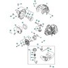 84888C0280 ゼノア エンジン刈払機 TK220L 部品 Covers & fuel tank ゼノア 68877605