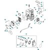 ゼノア エンジンブロワー EBZ7500 部品 Flywheel， ignition， and starter group ゼノア