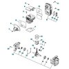 ゼノア エンジンブロワー EBZ7500 部品 ショートブロック ゼノア