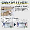RNL1800 収納棚につける落下防止ネット ロー キングジム 68912080