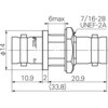 BJ-JR ROHS 50ΩBNC型リセプタクル カナレ電気 68917427