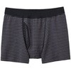 紳士 ボクサーブリーフ(尿じみ対応綿ベア天竺) 1A(ボーダー) LL グンゼ