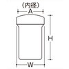EA508AM-75B 広口ポリ容器(中蓋付)Φ99x100mm/470mL EA508AM-75シリーズ エスコ 68973557