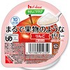 やさしくラクケア まるで果物のようなゼリー 個 りんご ハウスギャバン(旧:GABAN)