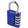 Abus 安全用南京錠 パドロック アルミ、スチール 青 ABUS