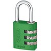 Abus 安全用南京錠 パドロック アルミ、スチール 緑 ABUS