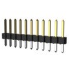 ICC ピンヘッダ 2極 2.54mm 1列 1袋 1000個入 AMPHENOL