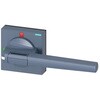 ロータリハンドル 3KD サイズ 5 3KF サイズ 5用 グレー 200mm Sentron 8UD SIEMENS