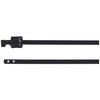 結束バンド 430mm x 5.26 mm 黒 ポリエステルコーティングしたステンレススチール 1袋 100個入 ヘラマンタイトン(タイトン)