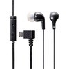 microUSBヘッドホン/ステレオ/マイク有/ブラック エレコム