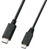 USB2.0 TypeC - microBケーブル サンワサプライ