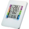 熱中症&インフルエンザ表示付きデジタル温湿度計(警告ブザー設定機能付き) サンワサプライ